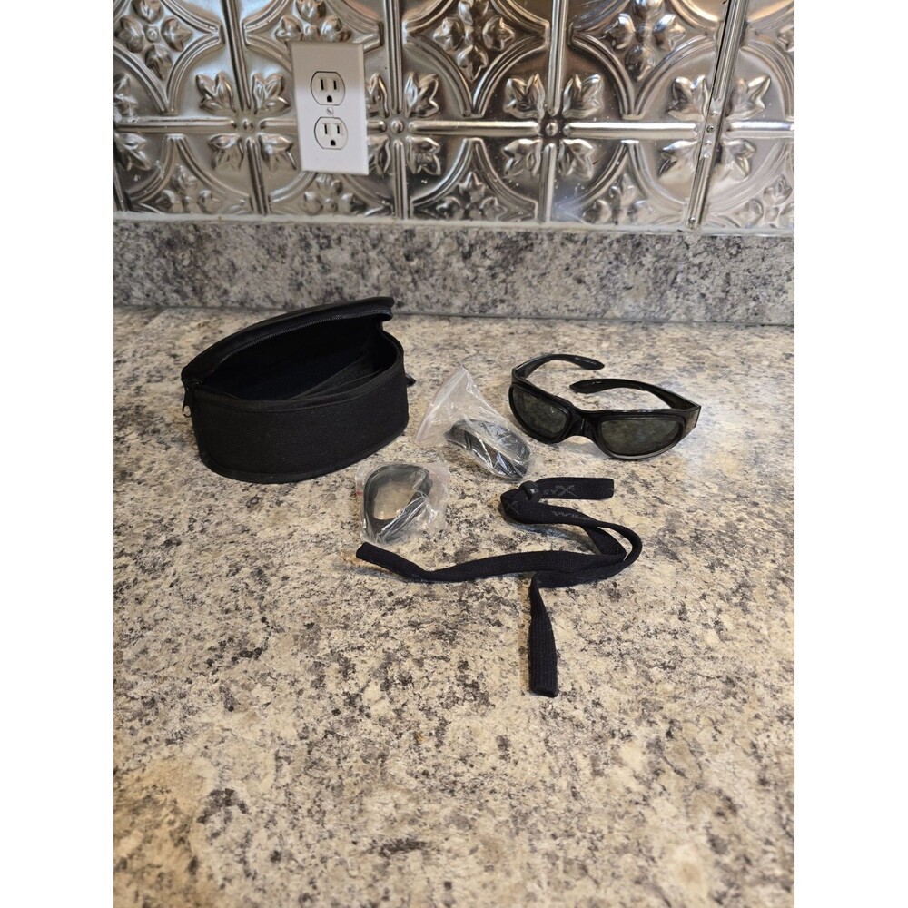 WILEY X Sunglasses Z87-2 Sg-1 Performance Goggles Tactical Lightweight 467262 +
